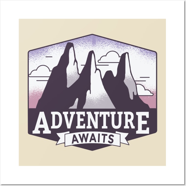 Adventure awaits Wall Art by LR_Collections